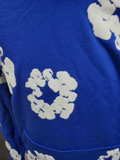 Denim Tears The Cotton Wreath Sweatshirt Royal Blue Hoodie review Stockxkicks 02