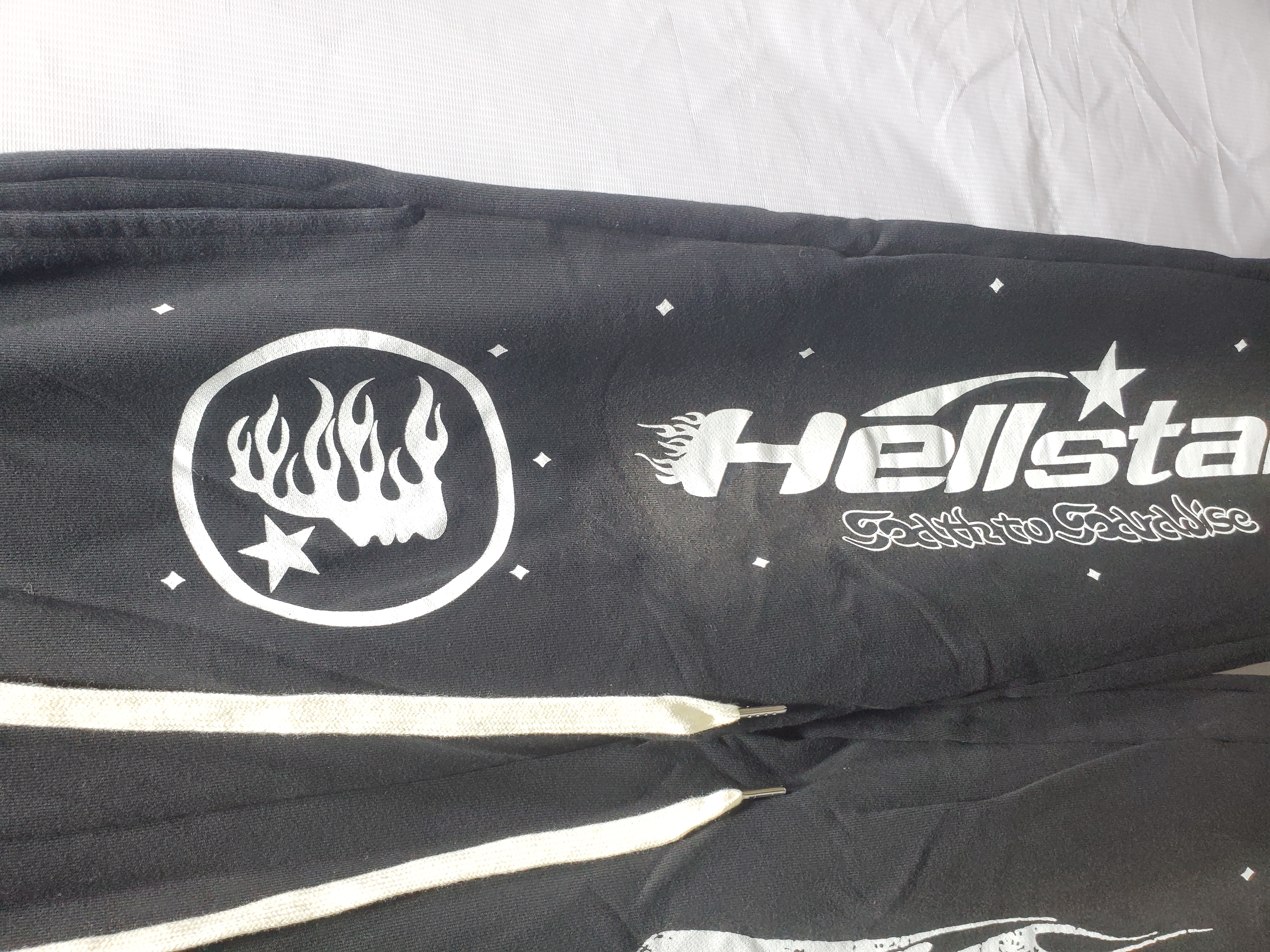 Hellstar Studios Racer Flare Black Sweatpants review Stockxkicks 03