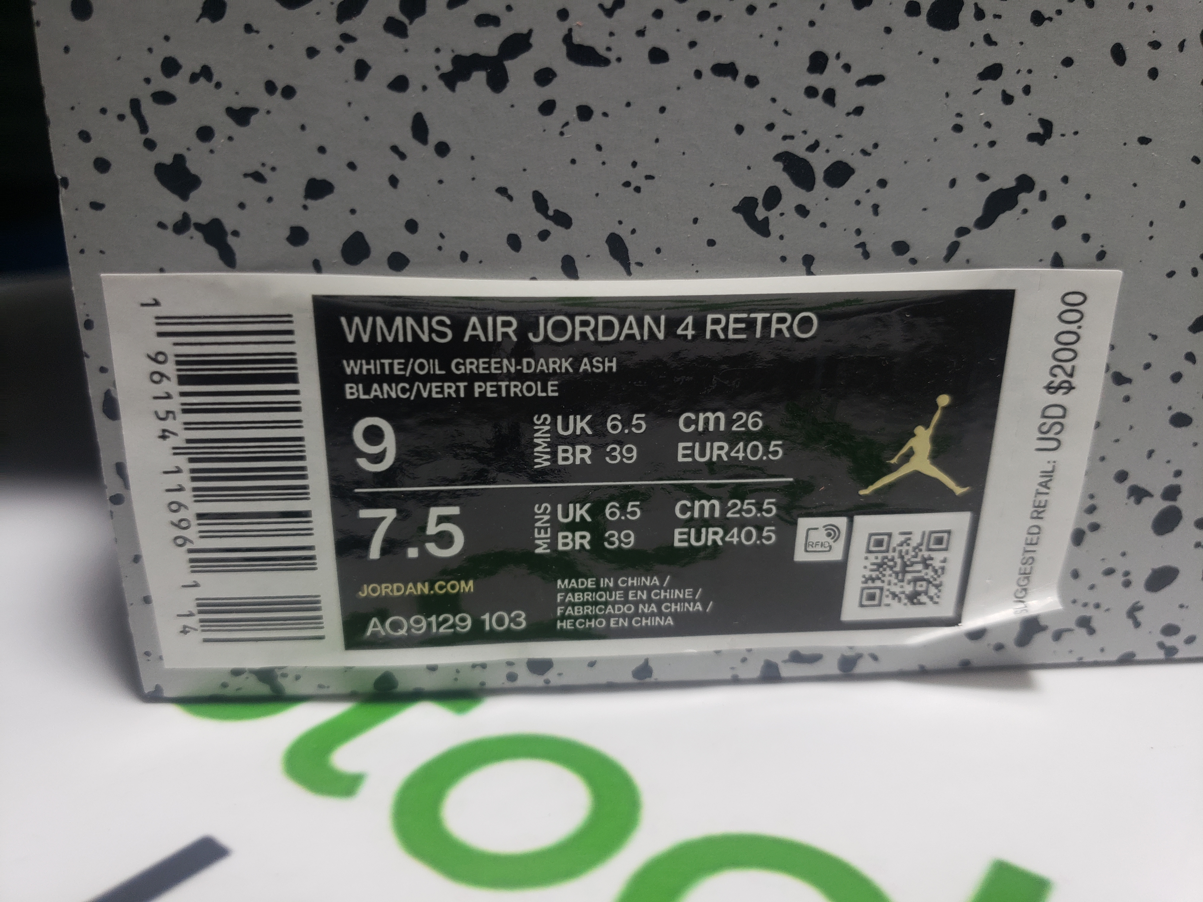 Special offer Batch Air Jordan 4 Retro Seafoam AQ9129-103 review Stockxkicks 00