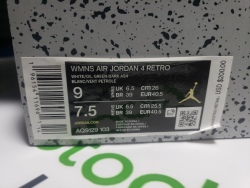 Special offer Batch Air Jordan 4 Retro Seafoam AQ9129-103 review Stockxkicks 01