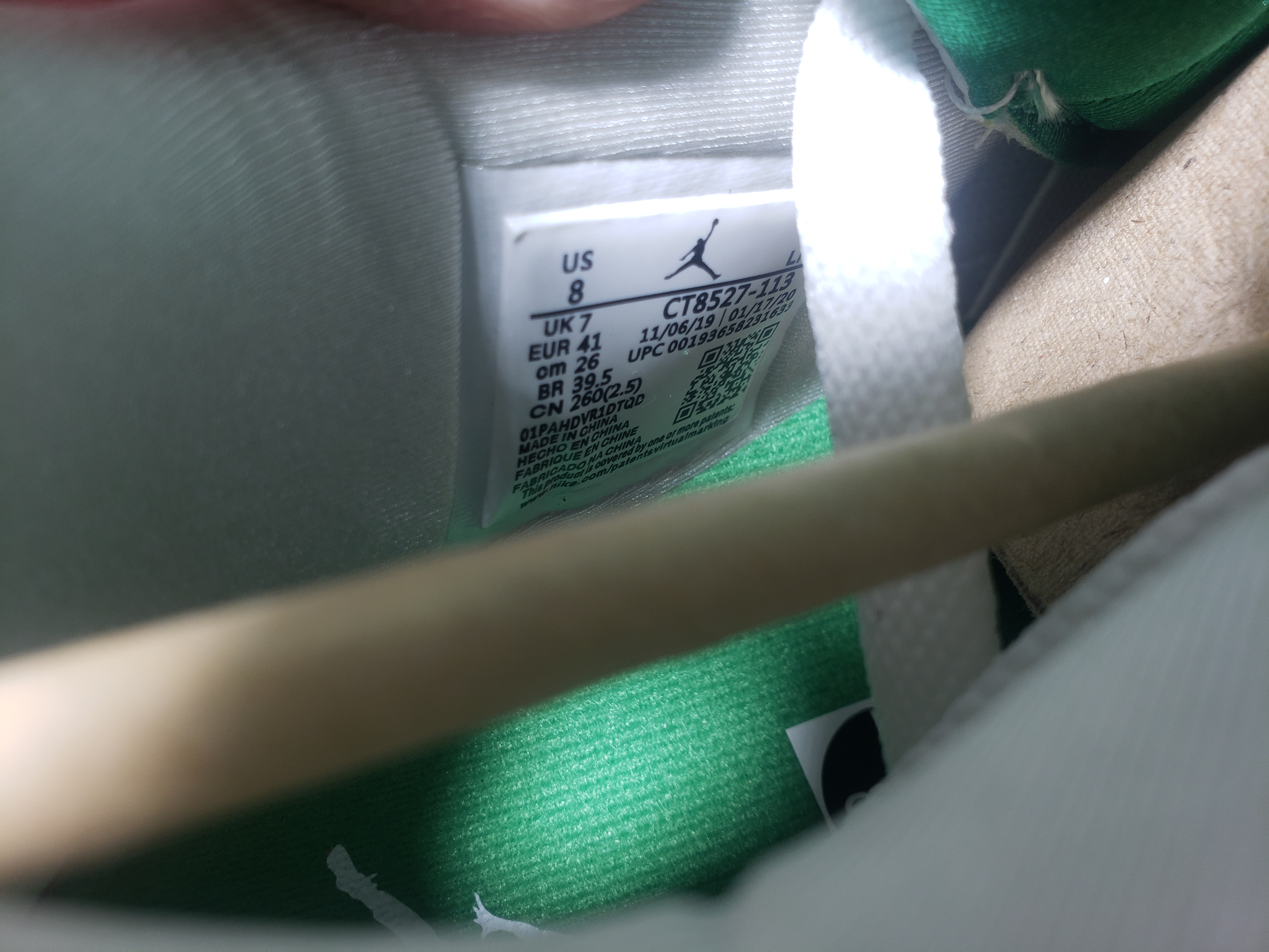 PK GodBatch Air Jordan 4 Retro Metallic Green CT8527-113 review Stockxkicks 03