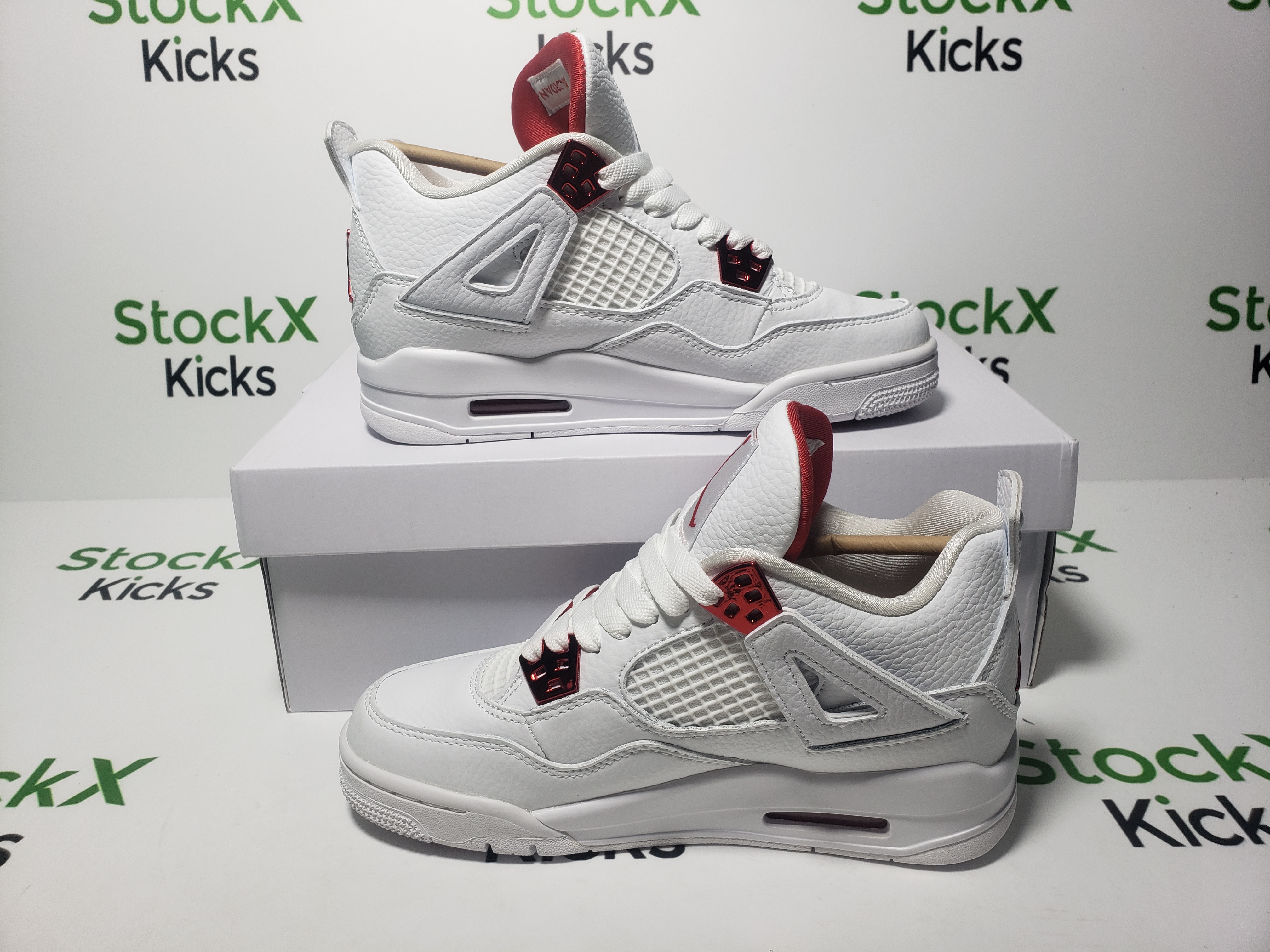 PK God Batch Air Jordan 4 Retro Metallic Red CT8527-112 review Stockxkicks 06
