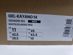 ASICS Gel-Kayano 14 White Classic Red 1201A019-103 review Stockxkicks 01