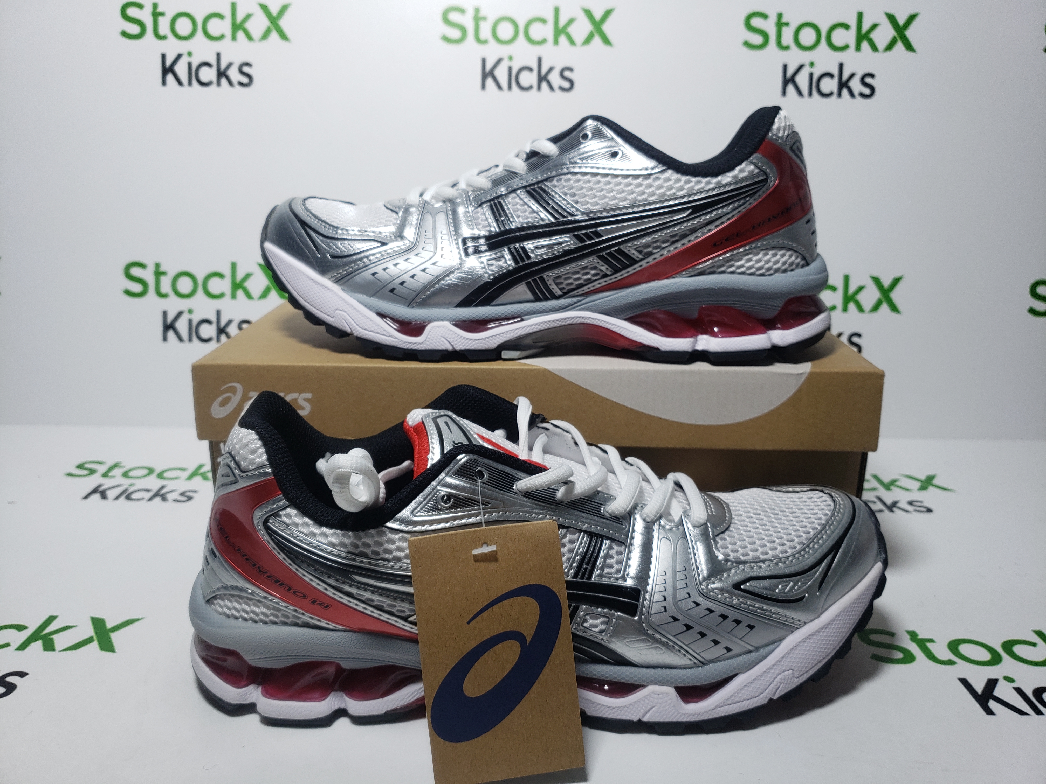 ASICS Gel-Kayano 14 White Classic Red 1201A019-103 review Stockxkicks 05