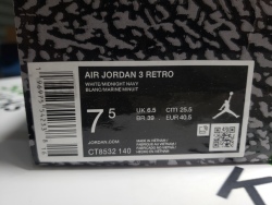 PK God Batch Air Jordan 3 Retro Midnight Navy CT8532-140 review Stockxkicks 01