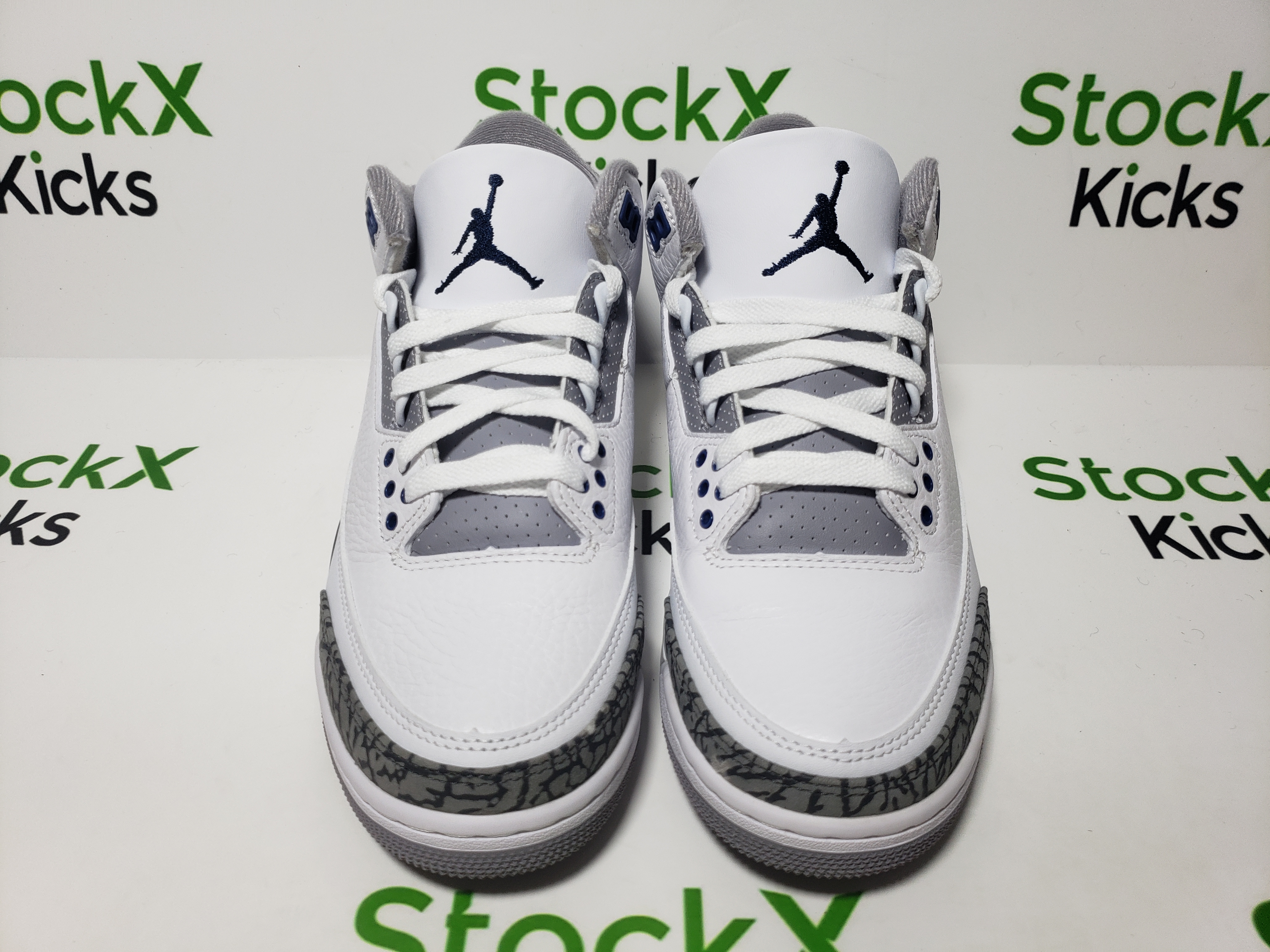PK God Batch Air Jordan 3 Retro Midnight Navy CT8532-140 review Stockxkicks 01