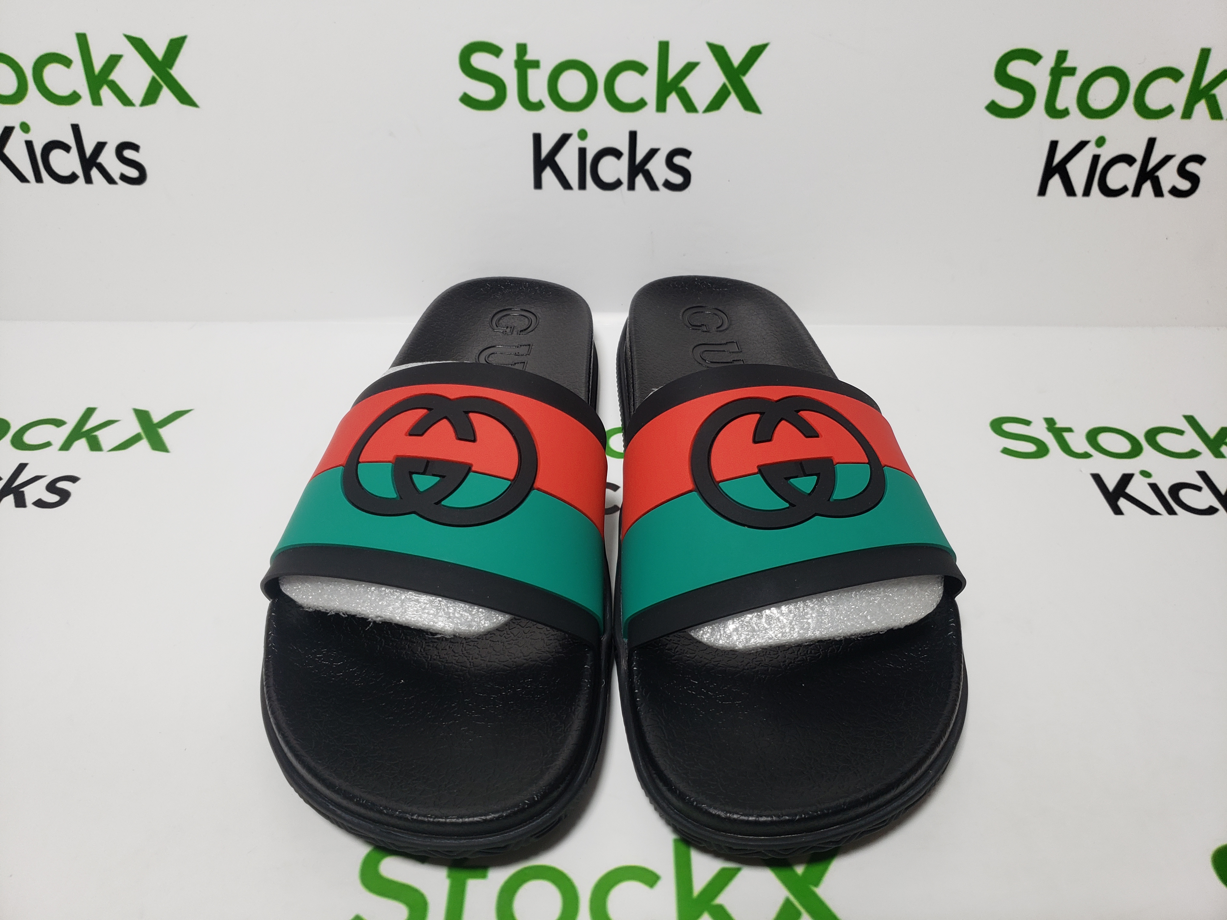 Gucci Slide Interlocking G Black 655265 JFA00 8815 review Stockxkicks 01