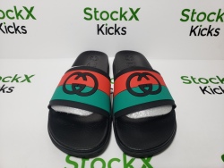 Gucci Slide Interlocking G Black 655265 JFA00 8815 review Stockxkicks 02