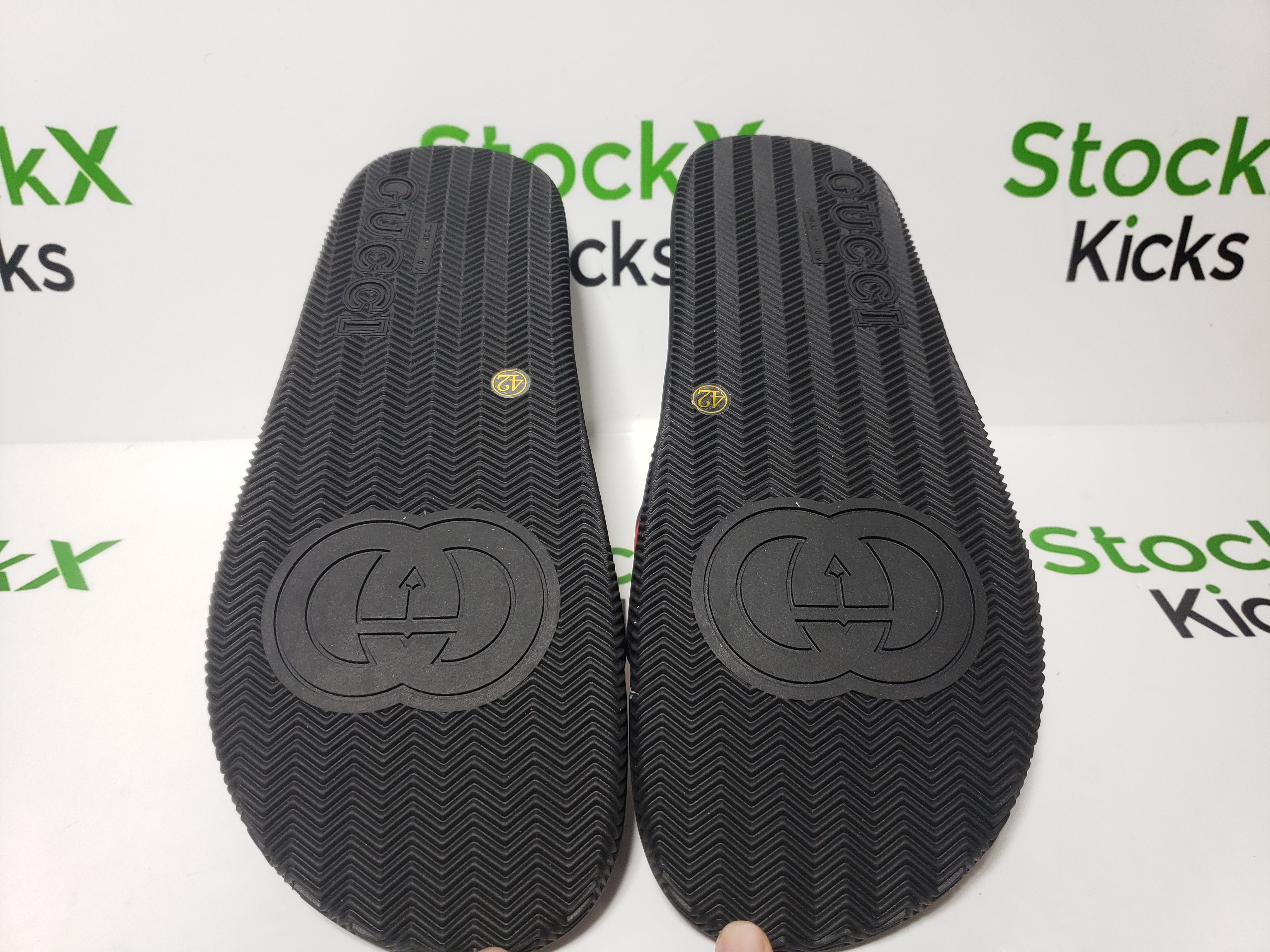 Gucci Slide Interlocking G Black 655265 JFA00 8815 review Stockxkicks 04