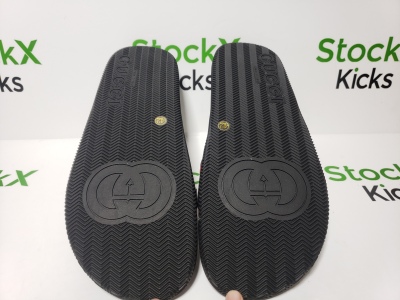Gucci Slide Interlocking G Black 655265 JFA00 8815 review Stockxkicks 04