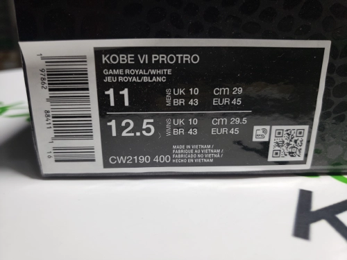 Nike Kobe 6 Protro Dodgers CW2190-400 review 