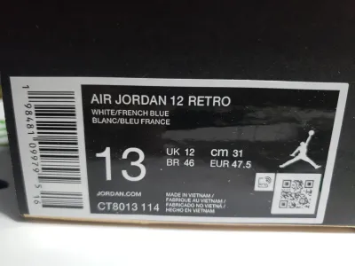 PK God Batch Air Jordan 12 Retro 'French Blue' 2025 CT8013-114 review Stockxkicks 00