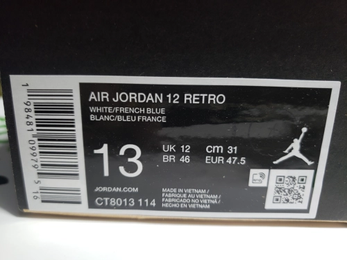 PK God Batch Air Jordan 12 Retro 'French Blue' 2025 CT8013-114 review 