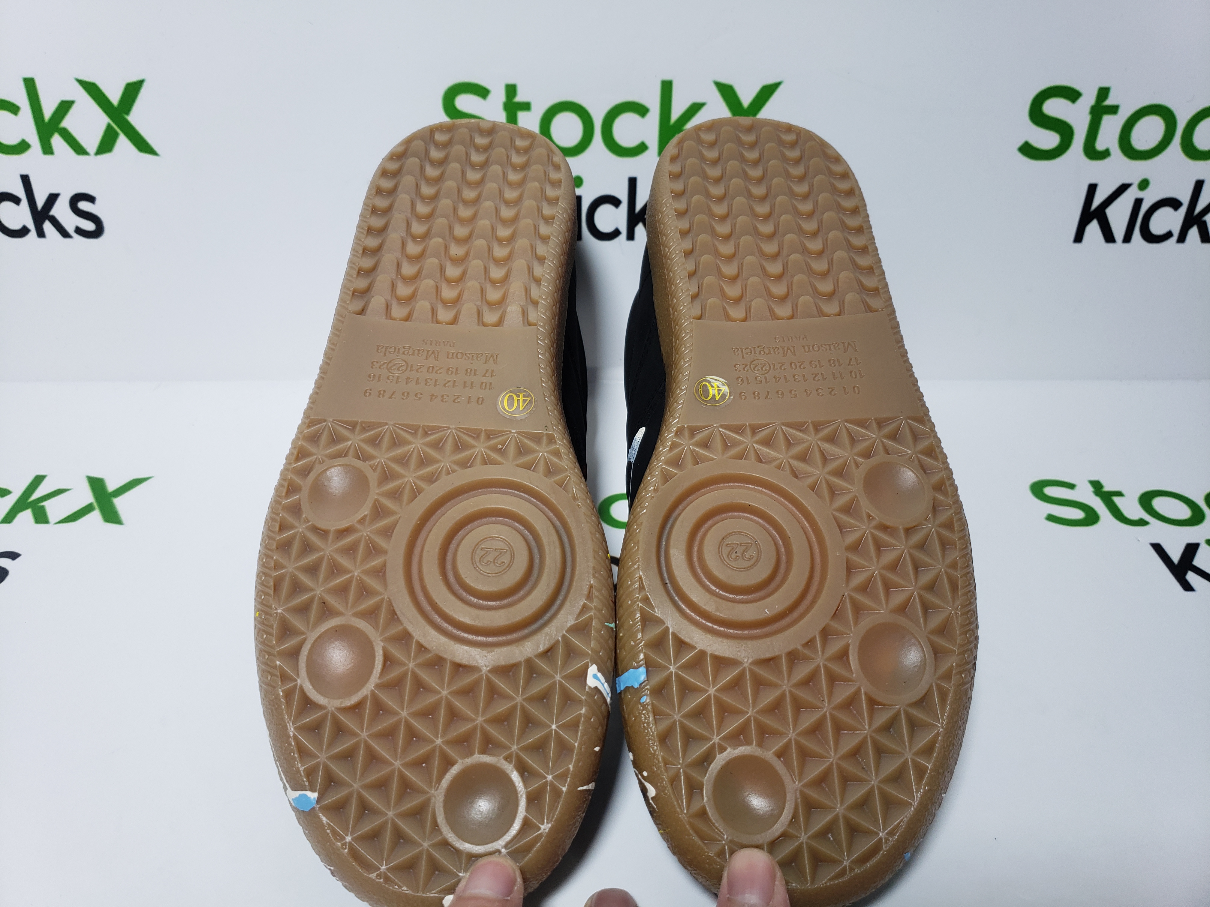 Maison Margiela Painted Replica Sneaker Black review Stockxkicks 04