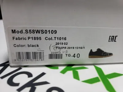 Maison Margiela Painted Replica Sneaker Black review Stockxkicks 00