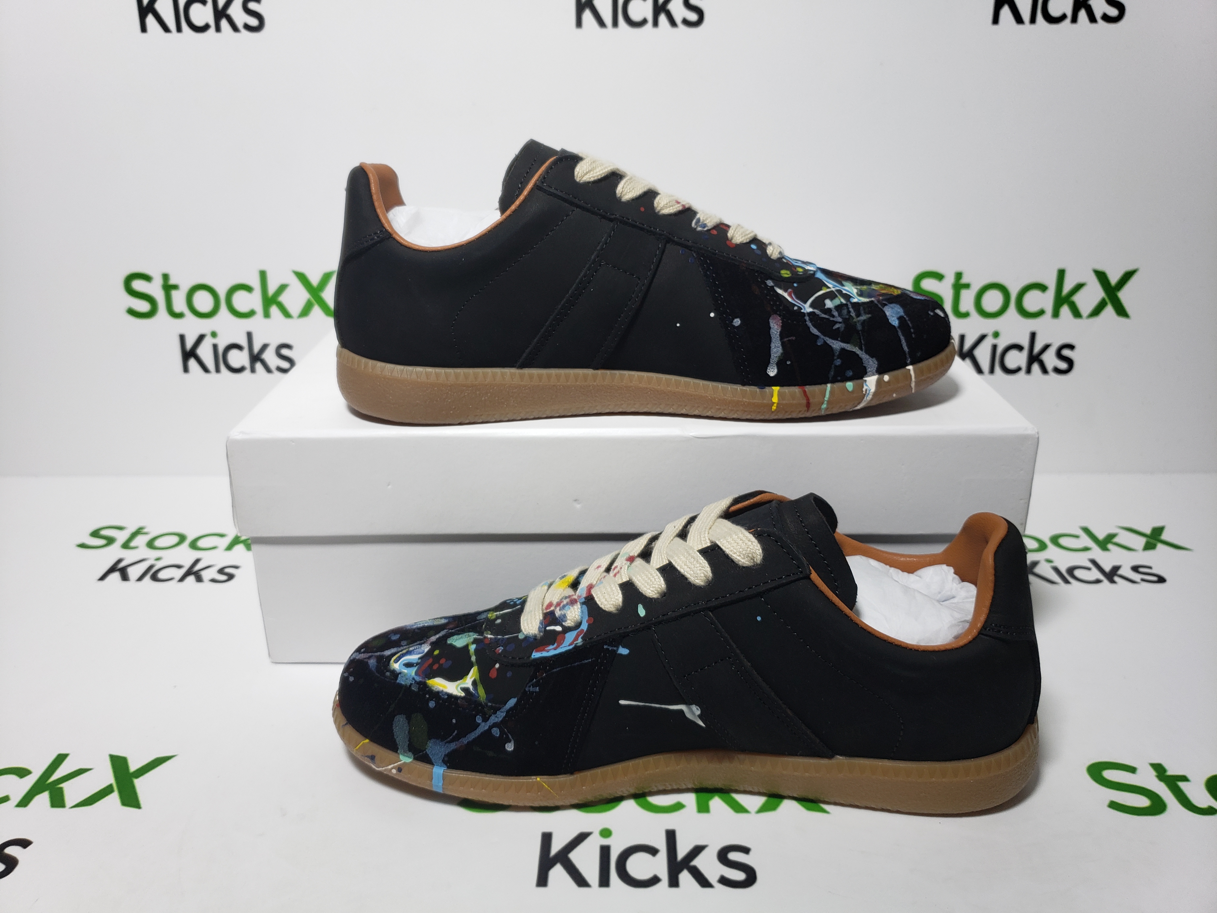 Maison Margiela Painted Replica Sneaker Black review Stockxkicks 06