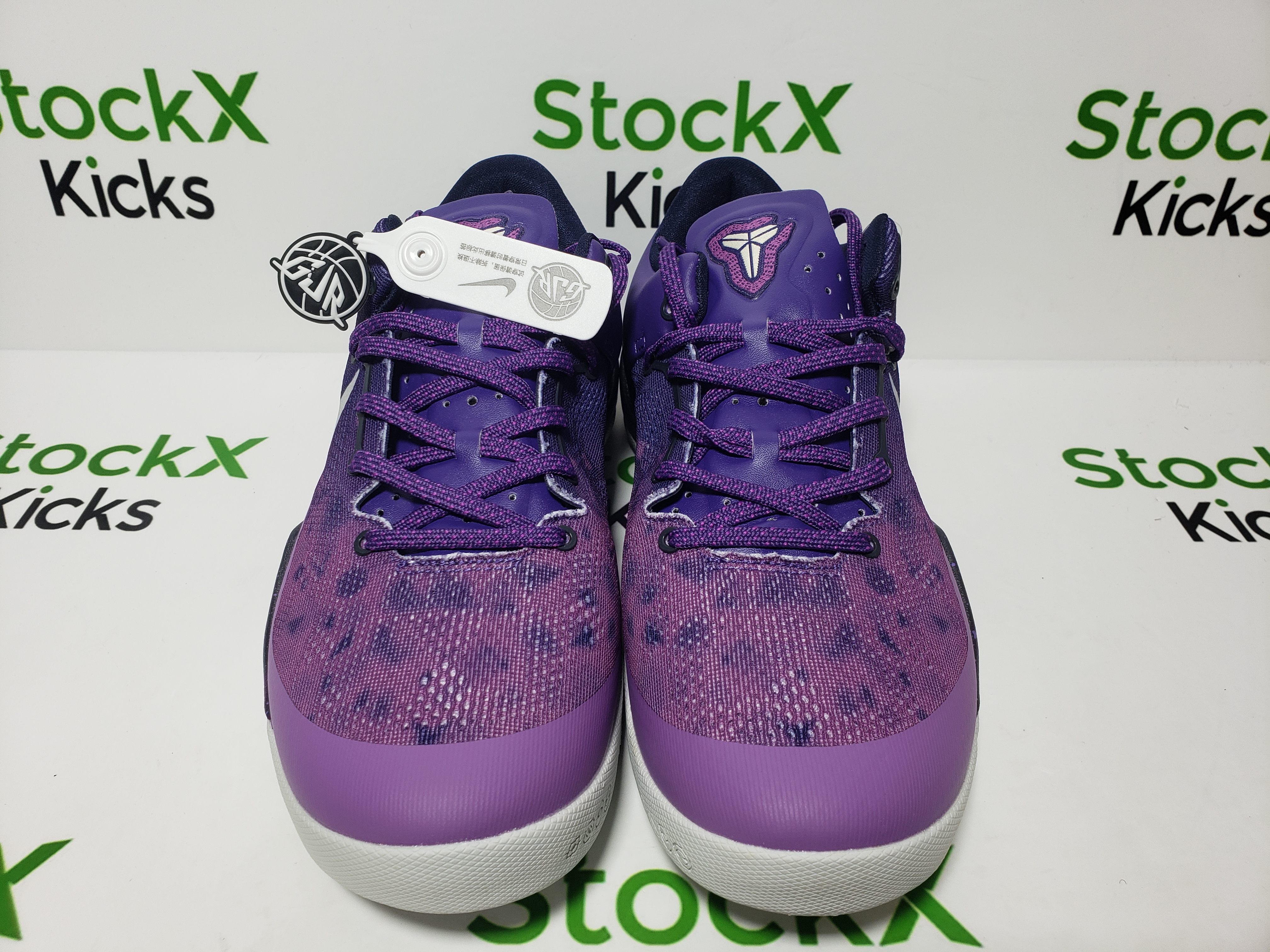 PK God Batch Nike Kobe 8 Playoffs Purple Platinum 555035-500 review Stockxkicks 01
