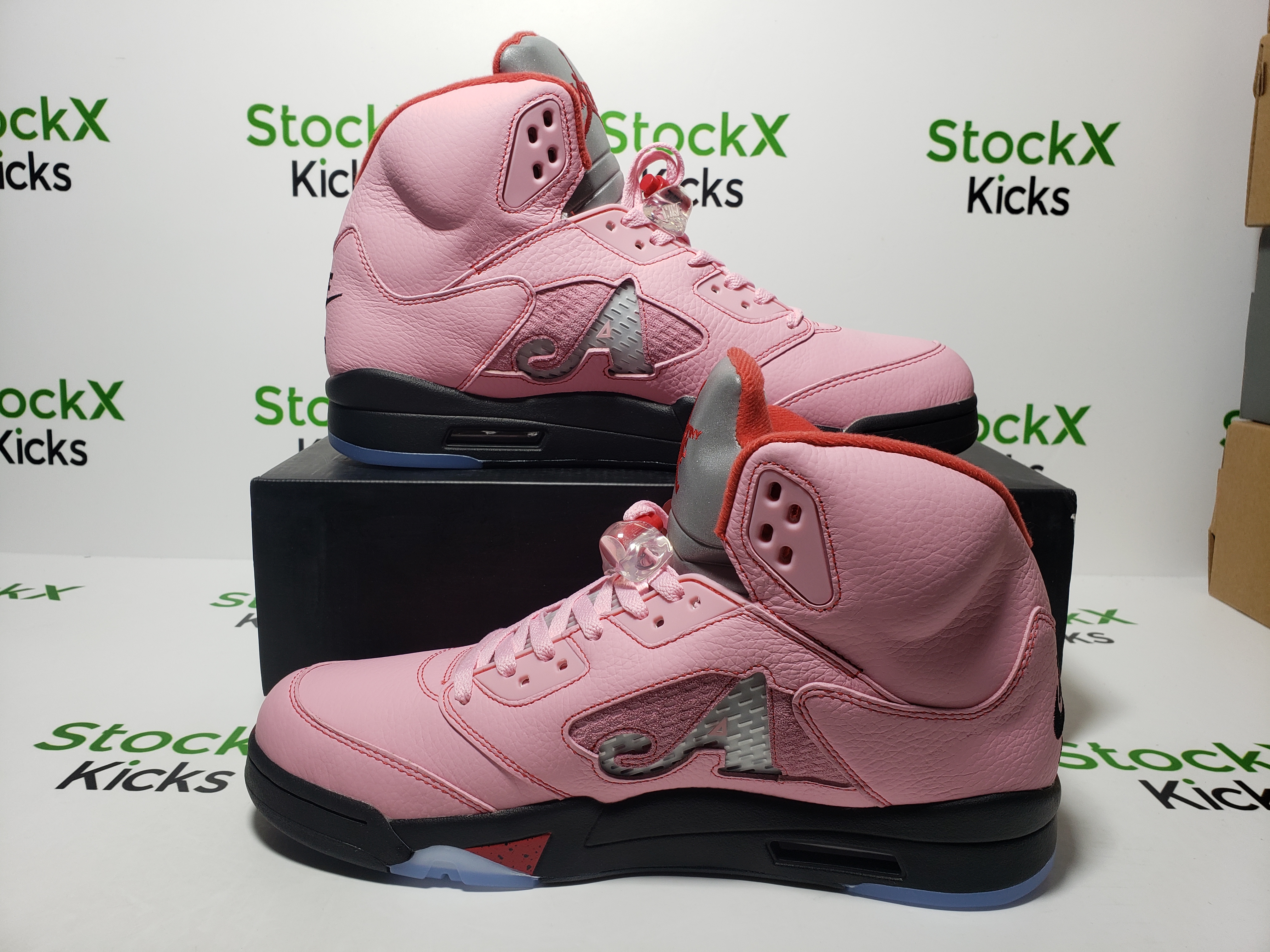 PK God Batch Air Jordan 5 Retro x Awake NY 'Arctic Pink' DV4982-600 review Stockxkicks 06
