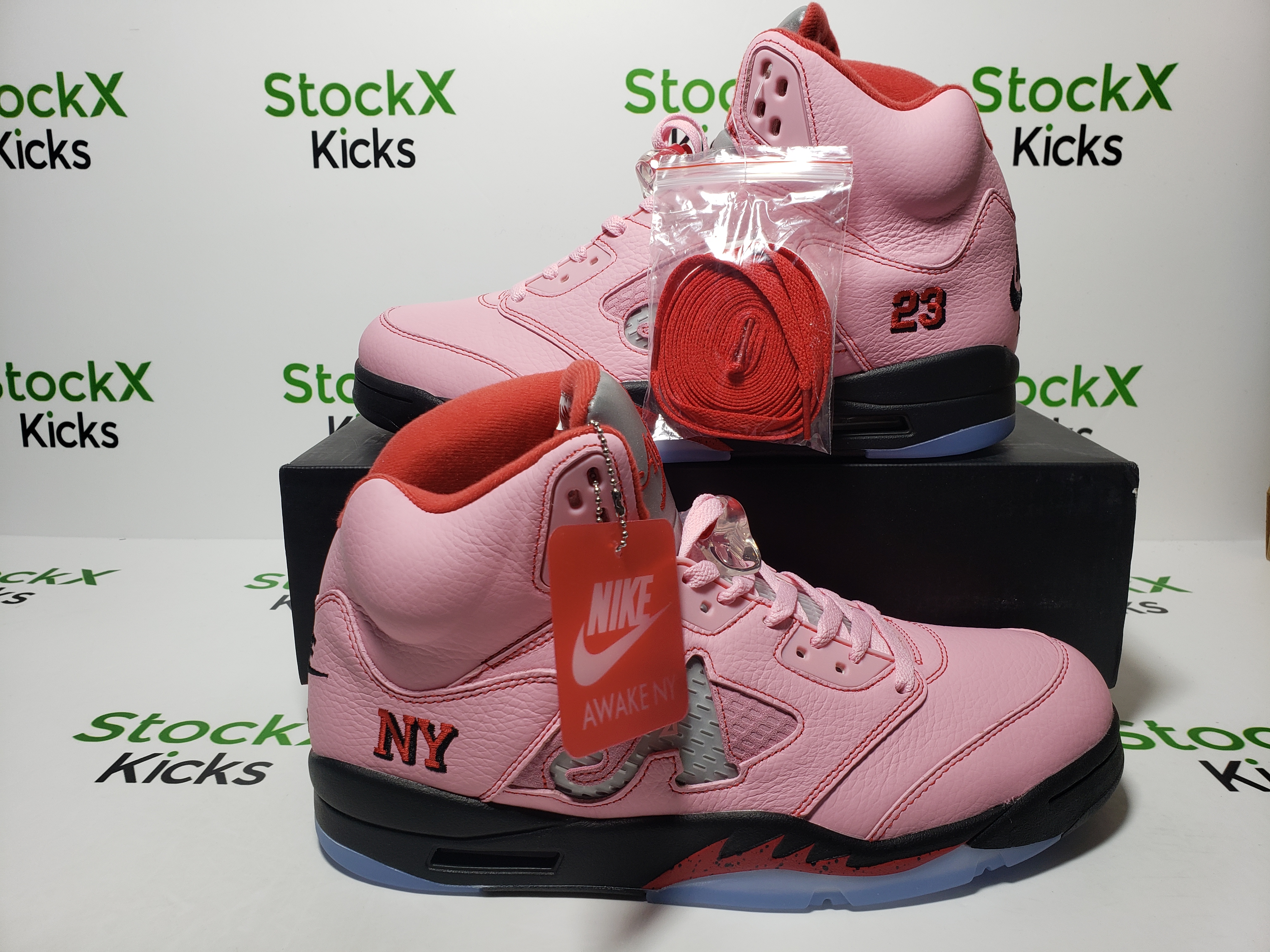 PK God Batch Air Jordan 5 Retro x Awake NY 'Arctic Pink' DV4982-600 review Stockxkicks 05