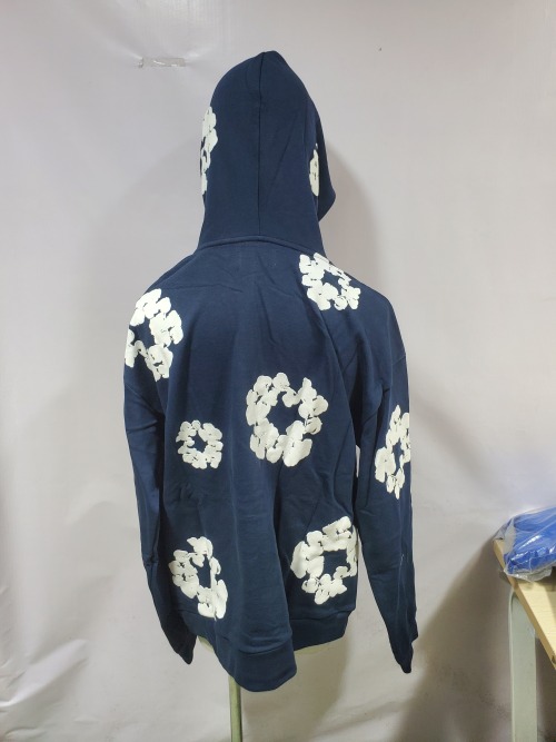 Denim Tears The Cotton Wreath Sweatshirt Navy Hoodie review 
