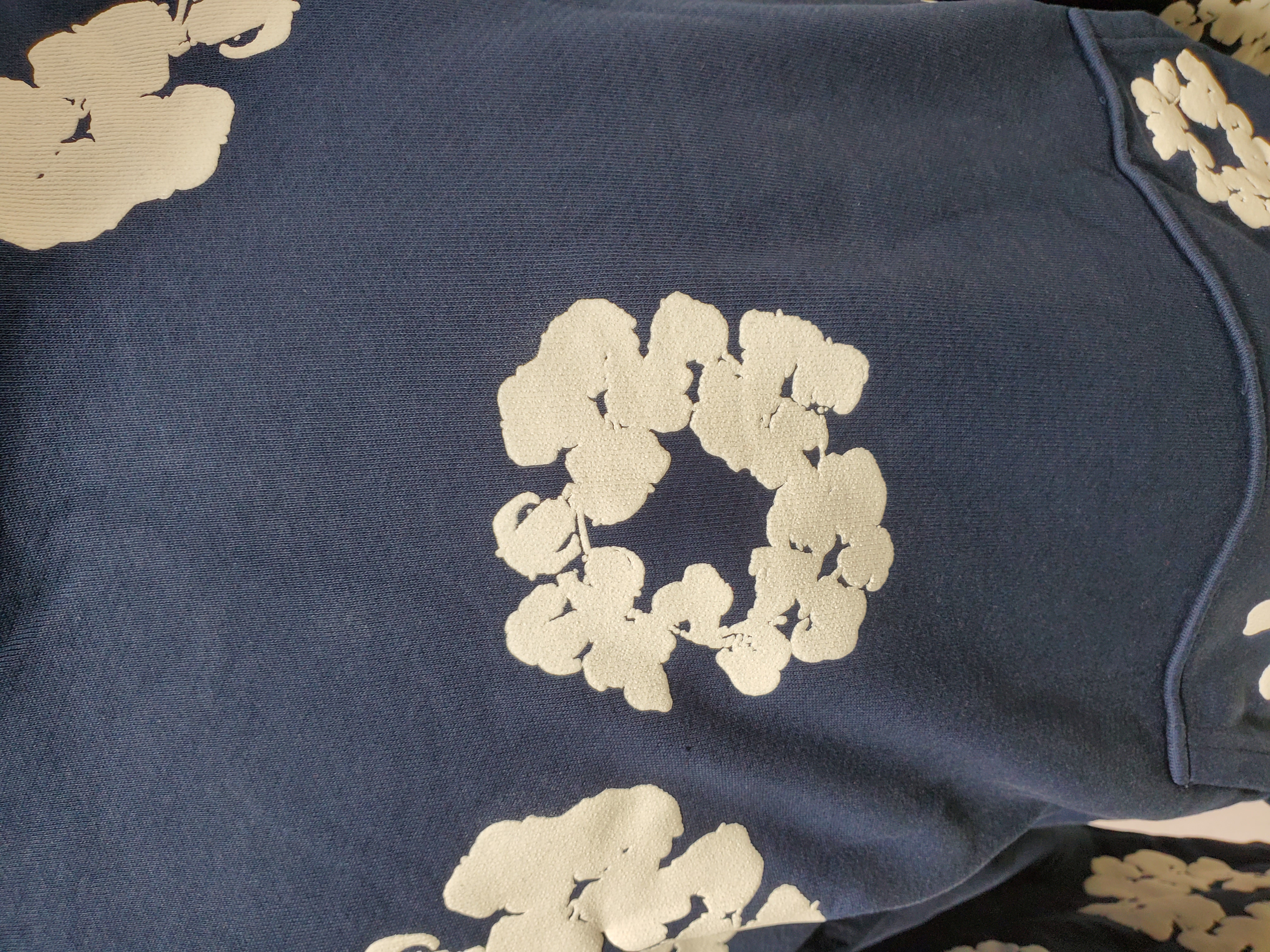 Denim Tears The Cotton Wreath Sweatshirt Navy Hoodie review Stockxkicks 02