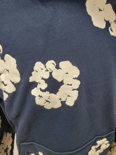 Denim Tears The Cotton Wreath Sweatshirt Navy Hoodie review Stockxkicks 02