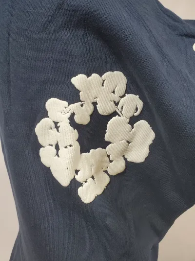 Denim Tears The Cotton Wreath Sweatshirt Navy Hoodie review Stockxkicks 01