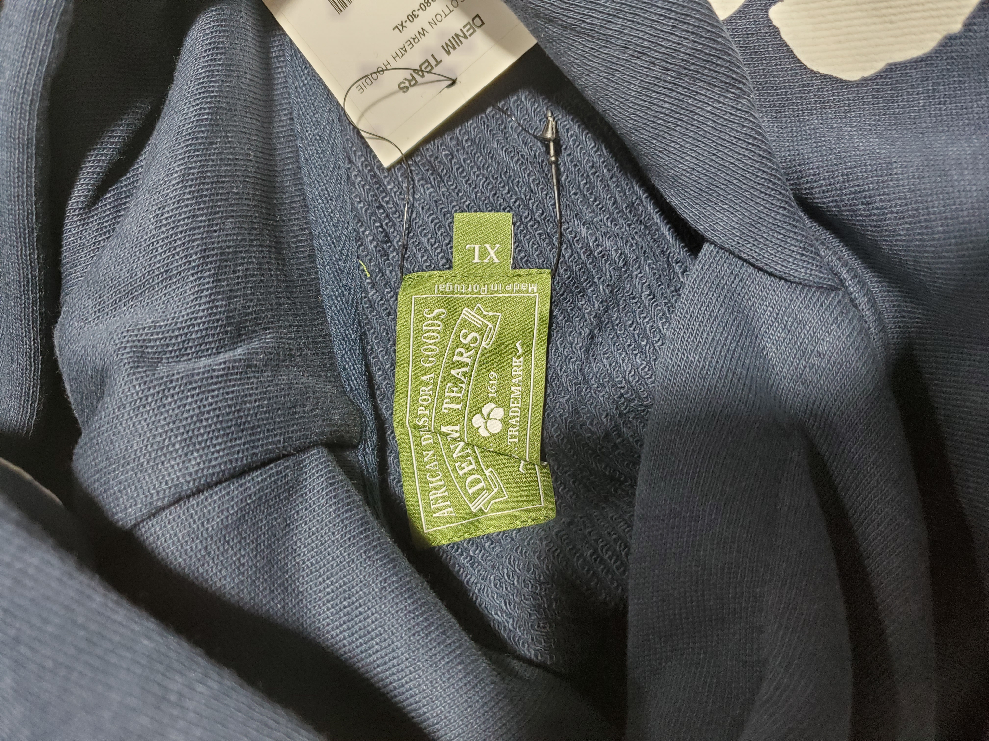 Denim Tears The Cotton Wreath Sweatshirt Navy Hoodie review Stockxkicks 04