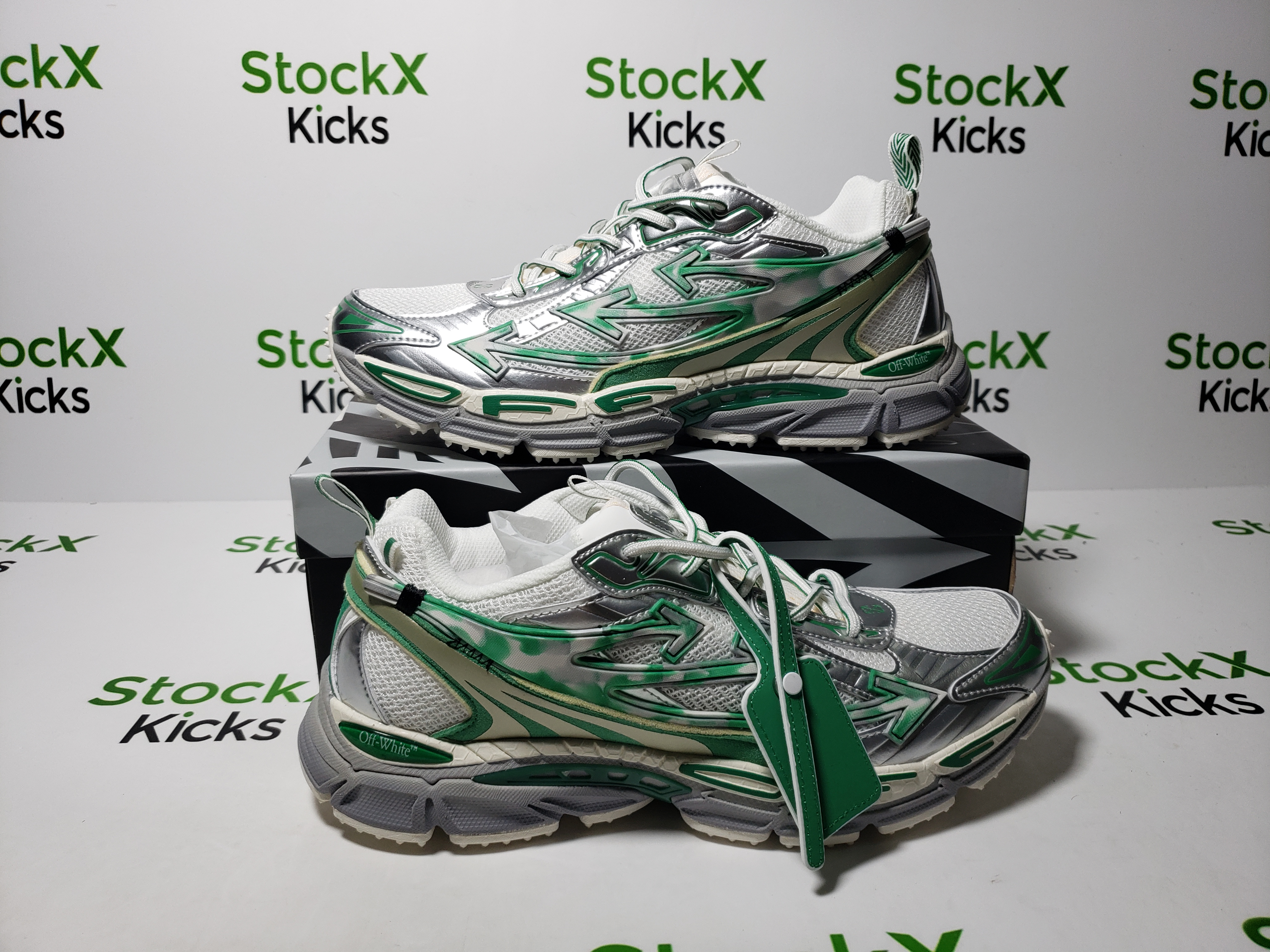 Off White Be Right Back Sneakers Turquoise Stone OMIA295S25 FAB00 47243 review Stockxkicks 02