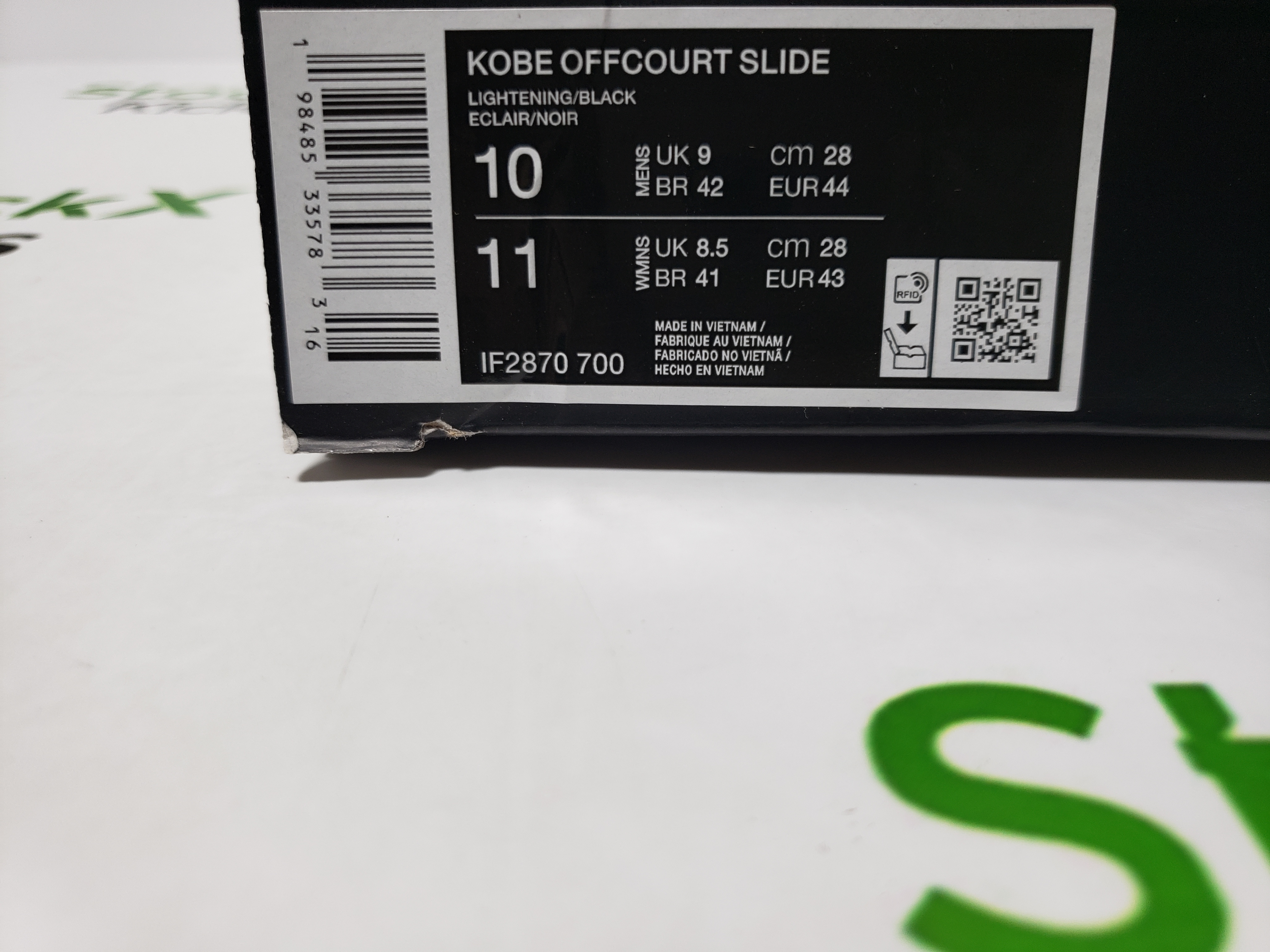 Nike Kobe Bryant x Offcourt Slide Black Yellow IF2870-700 review Stockxkicks 00