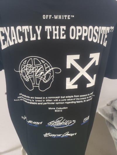 Off White Embroidered logo arrows T-Shirt 0543 review Stockxkicks 03