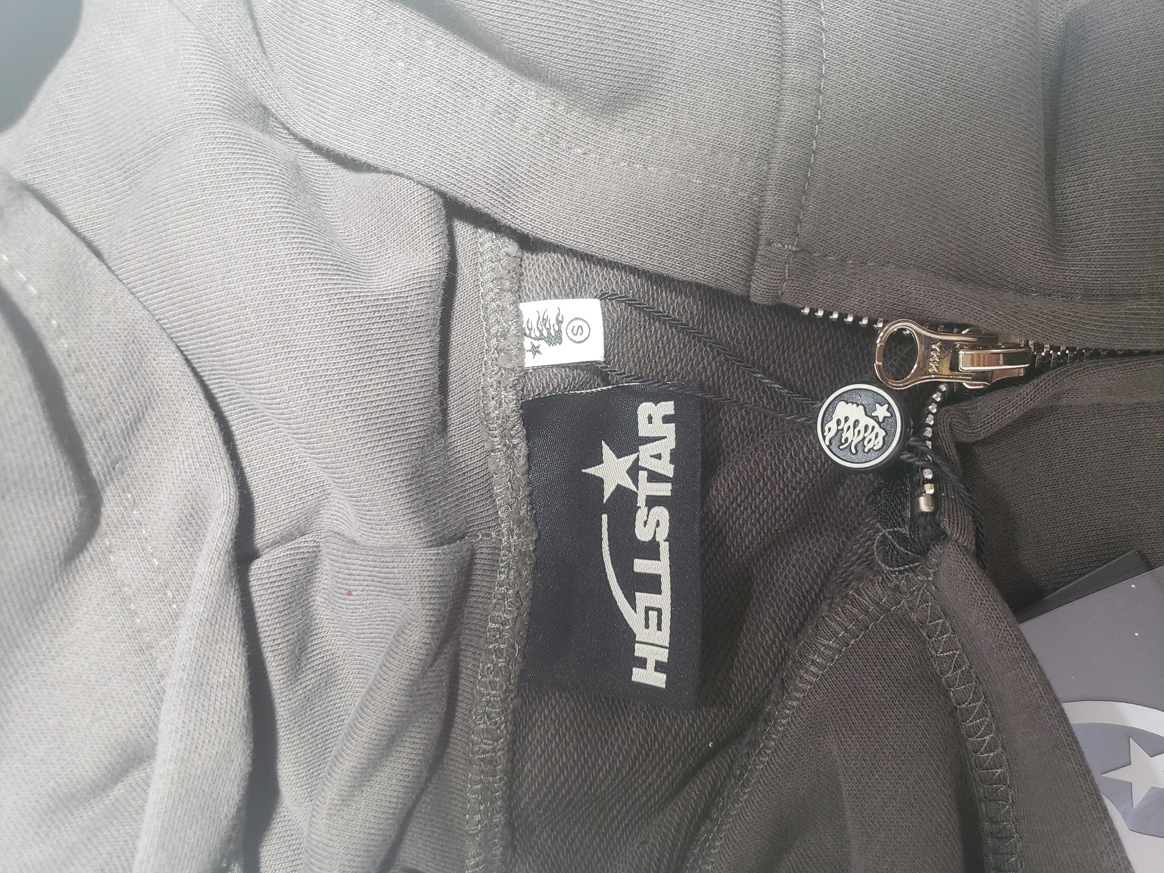 Hellstar Sports Zip-Up Hoodie Grey CK24121901 review Stockxkicks 00