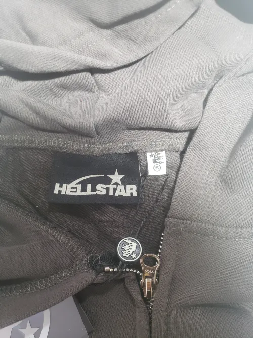 Hellstar Sports Zip-Up Hoodie Grey CK24121901 review 