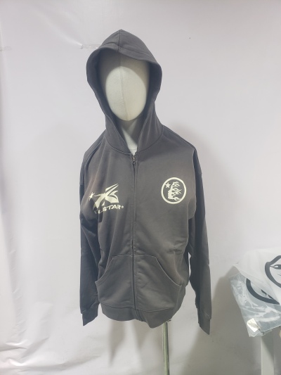 Hellstar Sports Zip-Up Hoodie Grey CK24121901 review Stockxkicks 01