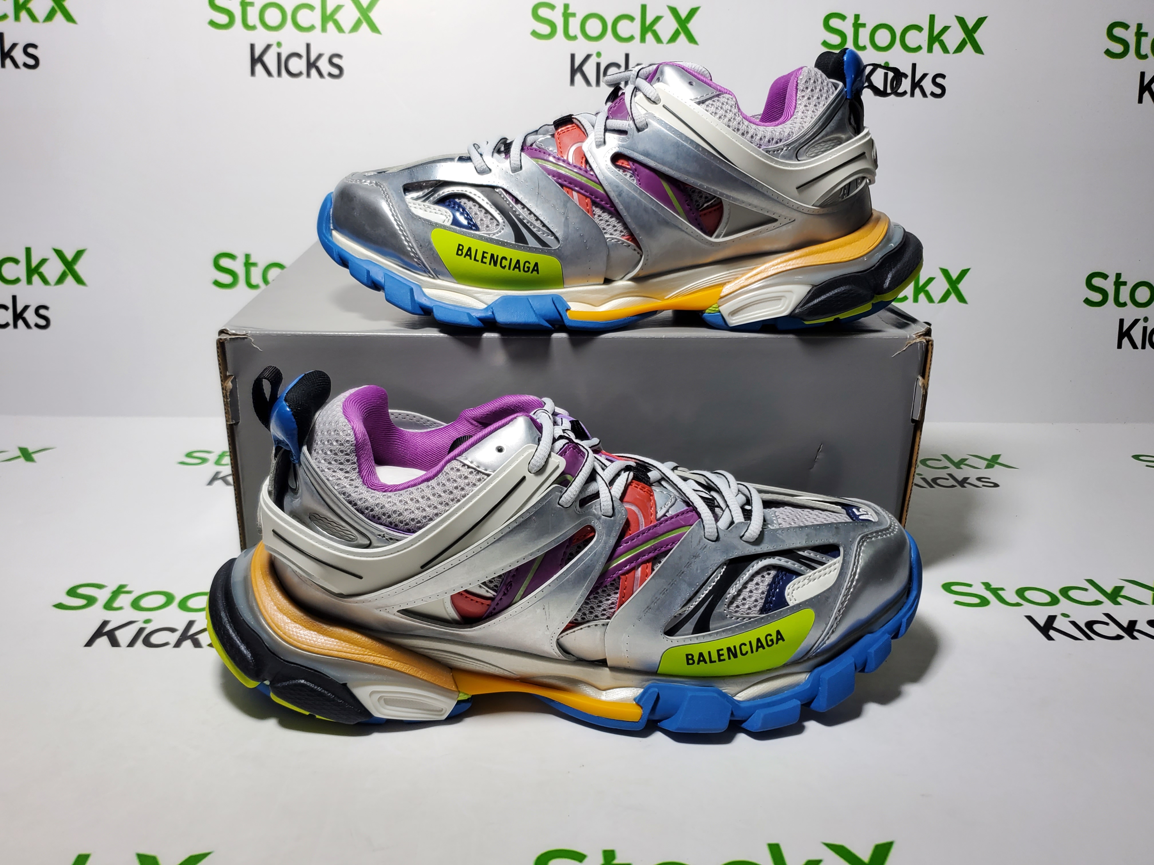 Balenciaga Track Sneaker Metallic Multi Colour CK240908 review Stockxkicks 05