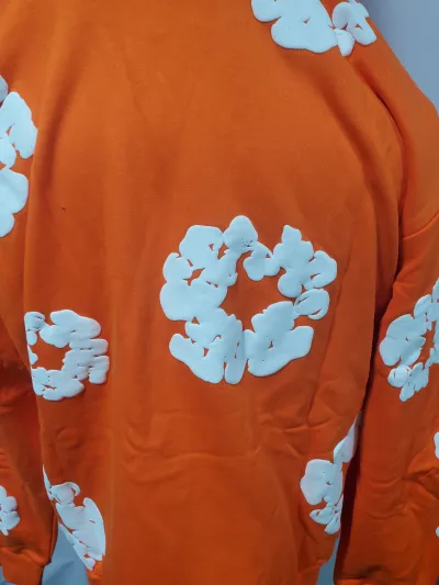 Denim Tears The Cotton Wreath Sweatshirt Orange Hoodie review Stockxkicks 04