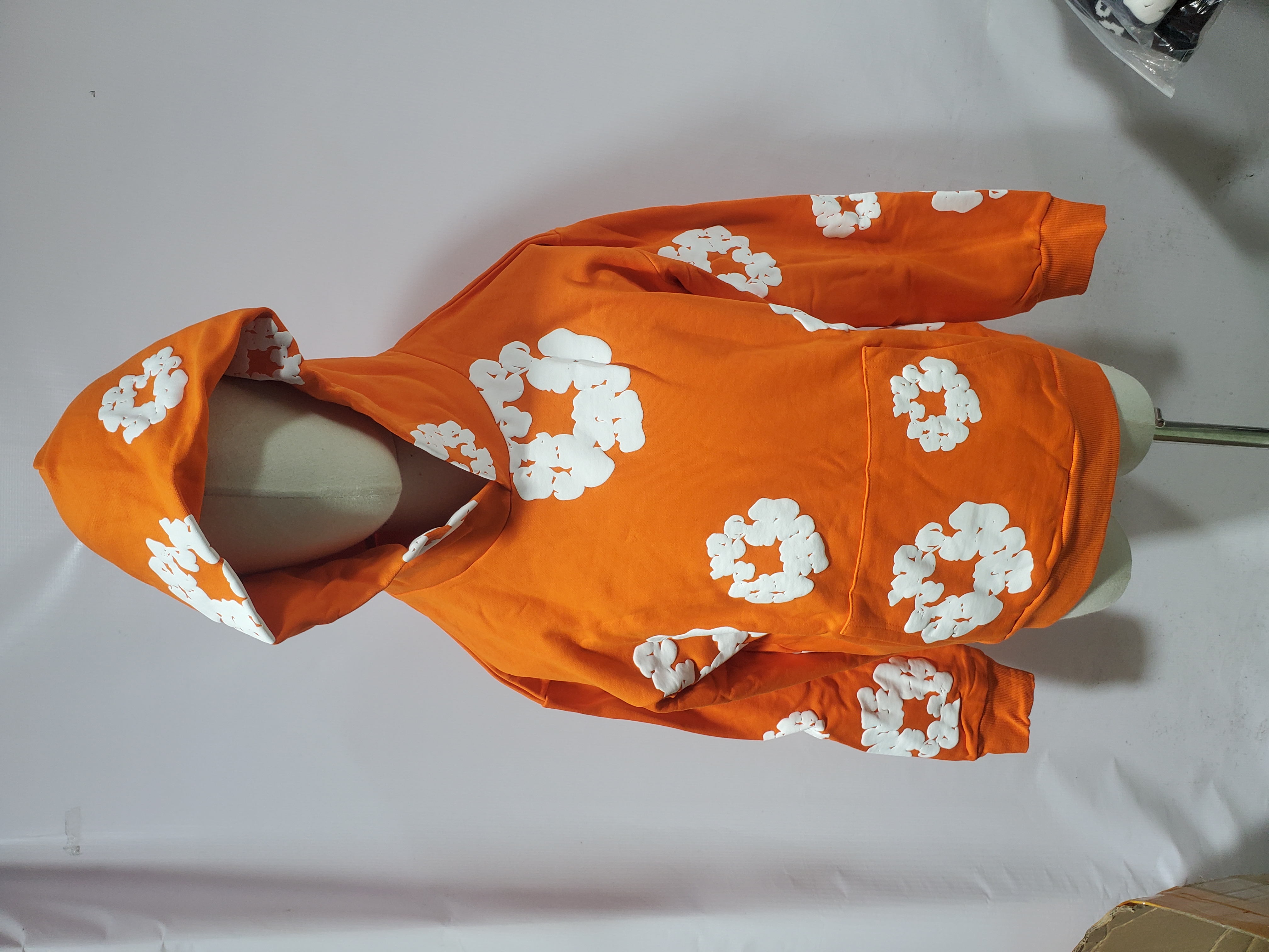 Denim Tears The Cotton Wreath Sweatshirt Orange Hoodie review Stockxkicks 01