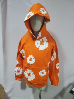 Denim Tears The Cotton Wreath Sweatshirt Orange Hoodie review Stockxkicks 02