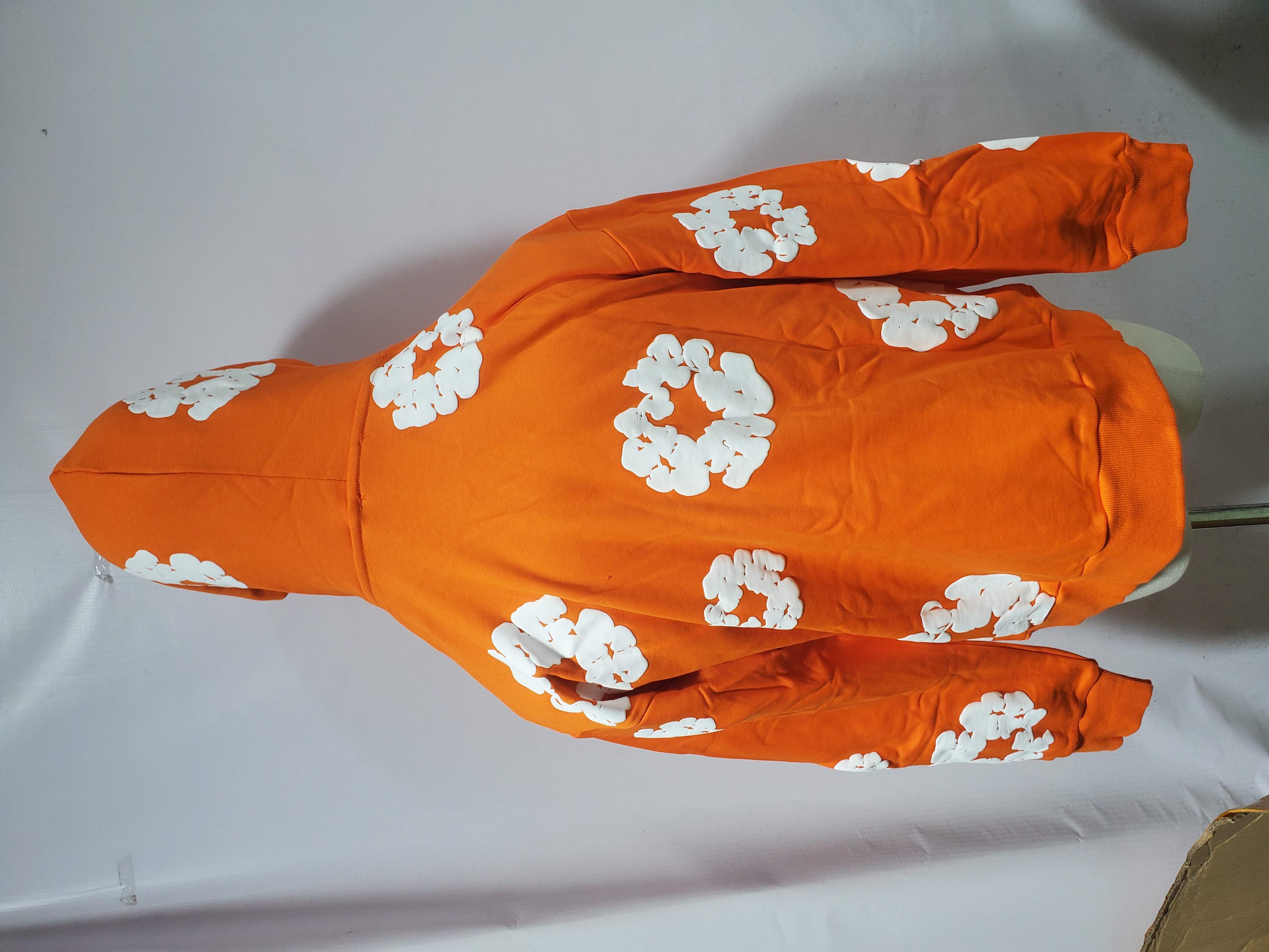Denim Tears The Cotton Wreath Sweatshirt Orange Hoodie review Stockxkicks 05
