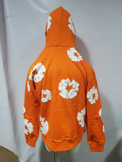 Denim Tears The Cotton Wreath Sweatshirt Orange Hoodie review Stockxkicks 05
