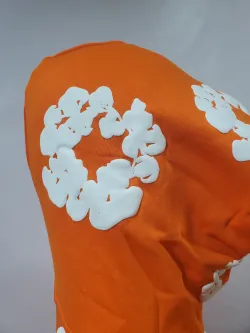 Denim Tears The Cotton Wreath Sweatshirt Orange Hoodie review Stockxkicks 04