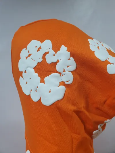 Denim Tears The Cotton Wreath Sweatshirt Orange Hoodie review Stockxkicks 03
