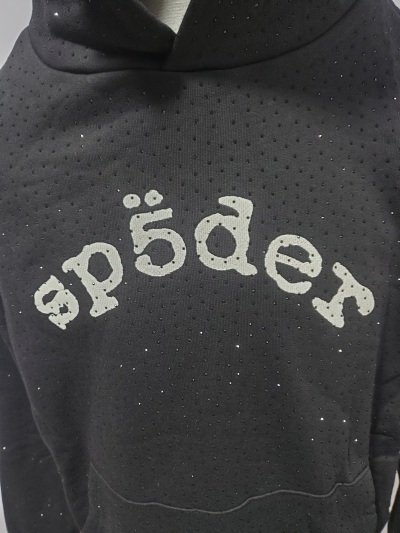 Sp5der VVS Hoodie Black YZ GE961 review Stockxkicks 02