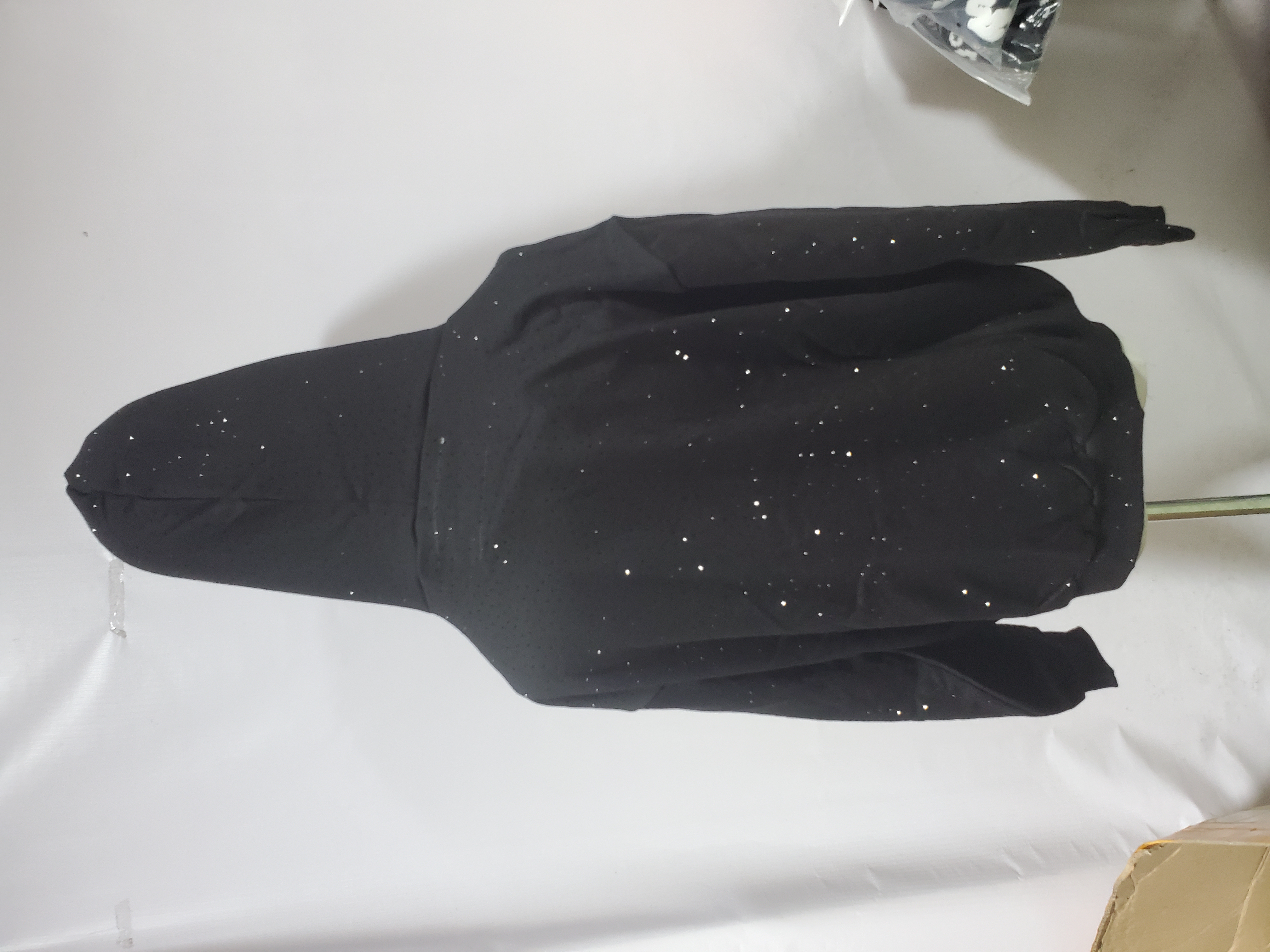 Sp5der VVS Hoodie Black YZ GE961 review Stockxkicks 05