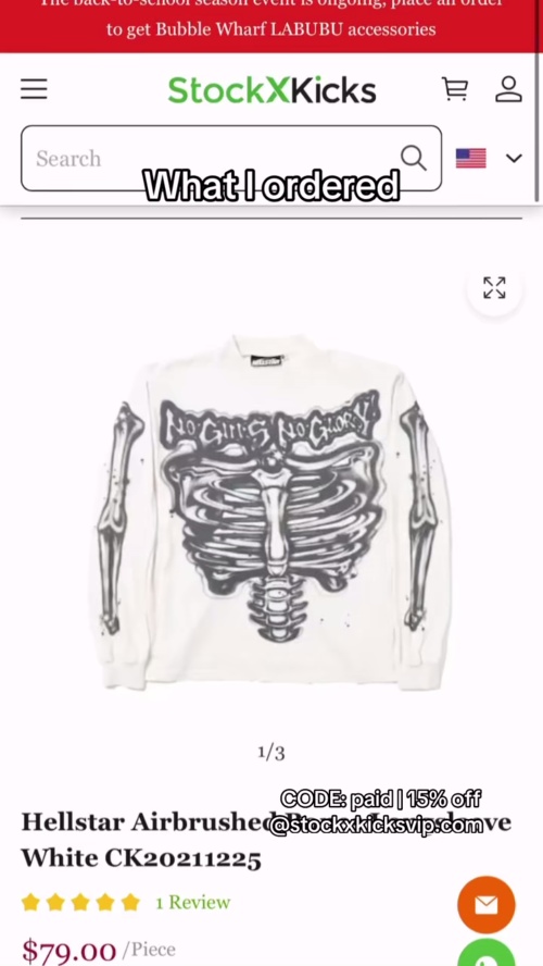 Hellstar Airbrushed Bones Longsleeve White CK20211225 review 