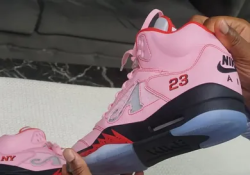 PK God Batch Air Jordan 5 Retro x Awake NY 'Arctic Pink' DV4982-600 review jeffery garza