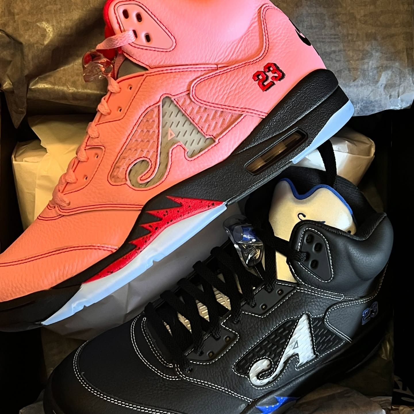 PK God Batch Air Jordan 5 Retro x Awake NY 'Arctic Pink' DV4982-600 review Taylor August