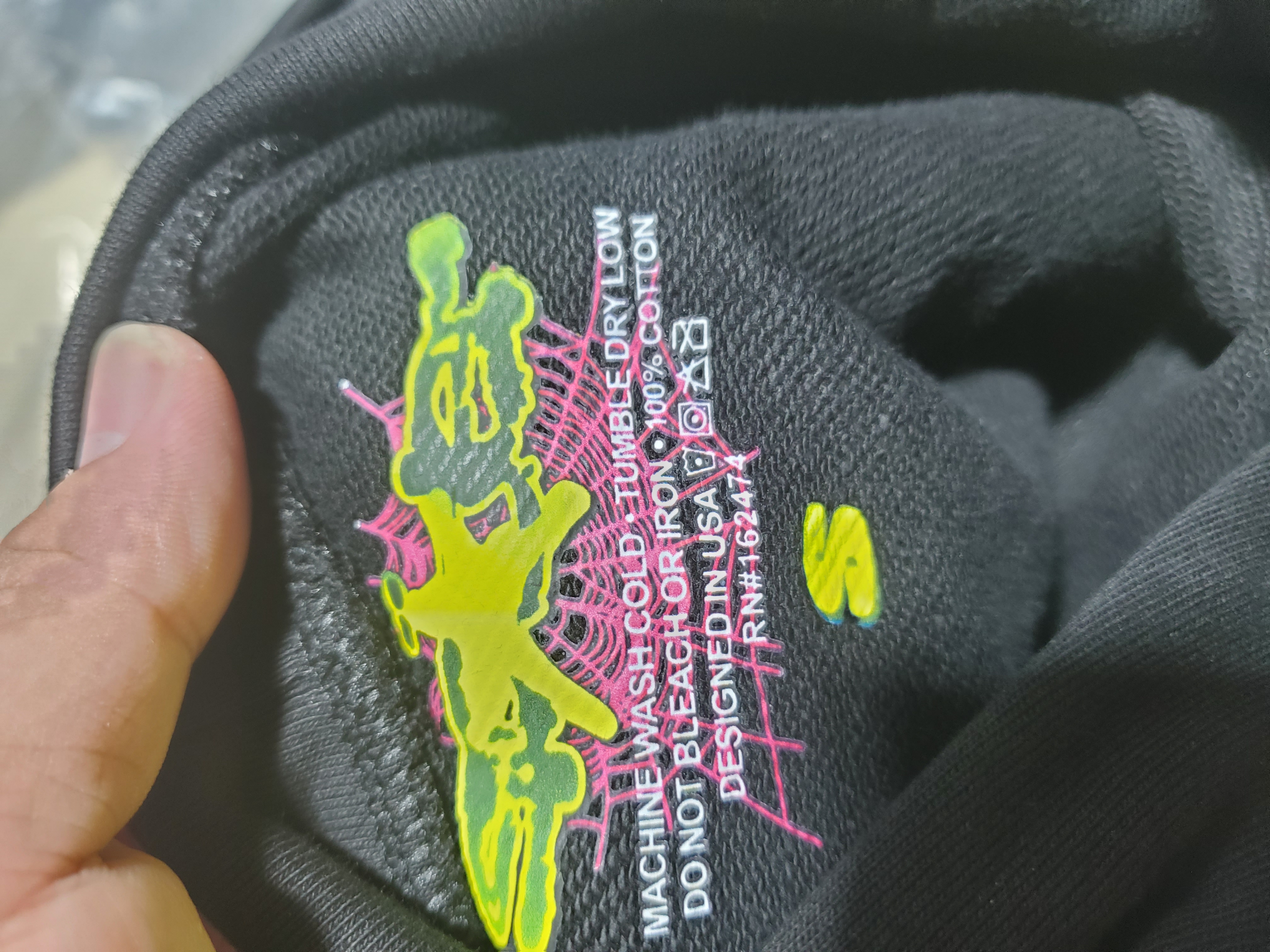 Black Sp5der Worldwide Tracksuit review Stockxkicks order QC photos are for reference only 00