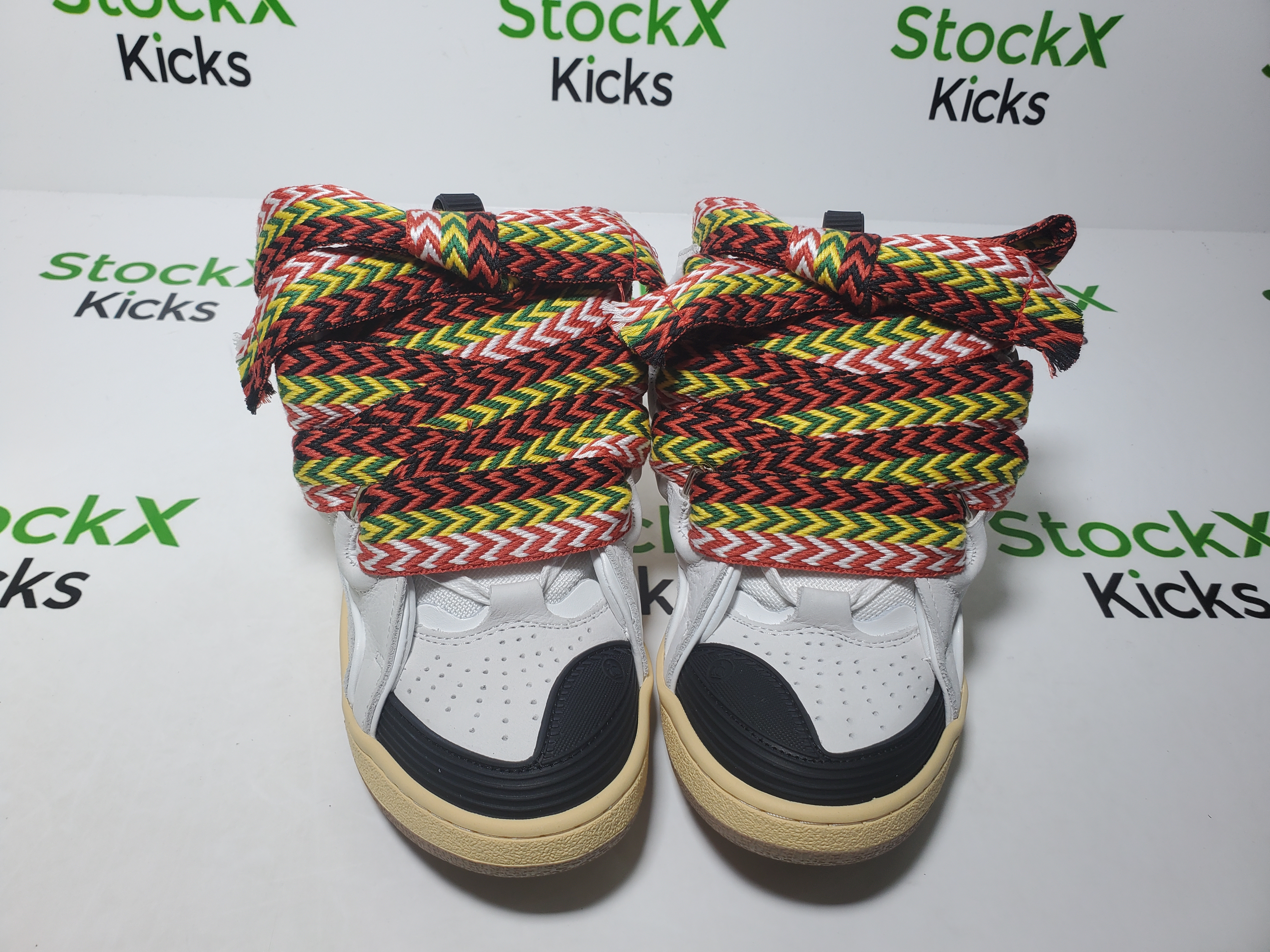 Lanvin Leather Curb White Ivory FM-SKRK11-DRAG-A2000 review Stockxkicks 04