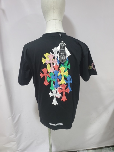 Chrome Hearts Multi Color Cross T-shirt Black/White review Stockxkicks 05